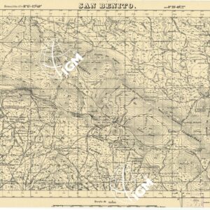 MAPA TOPOGRAFICA DE ESPANA - San Benito - Foglio 834