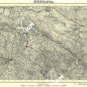 MAPA TOPOGRAFICA DE ESPANA - Mestanza