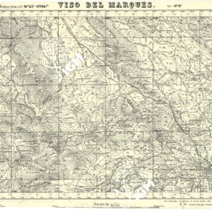 MAPA TOPOGRAFICA DE ESPANA - Viso del Marques