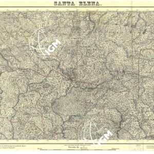 MAPA TOPOGRAFICA DE ESPANA - Santa Elena