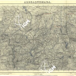 MAPA TOPOGRAFICA DE ESPANA - Aldeaquemada