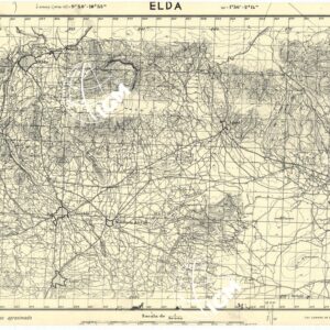 MAPA TOPOGRAFICA DE ESPANA - Elda