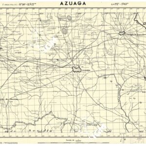 MAPA TOPOGRAFICA DE ESPANA - Azuaga