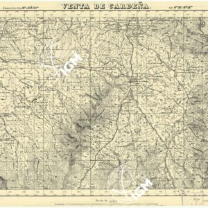 MAPA TOPOGRAFICA DE ESPANA - Venta de Cardena