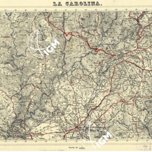 MAPA TOPOGRAFICA DE ESPANA - La Carolina