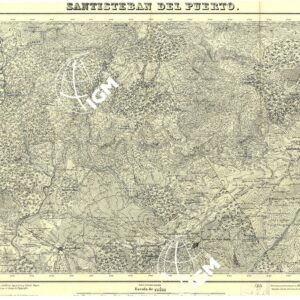 MAPA TOPOGRAFICA DE ESPANA - Santisteban del Puerto