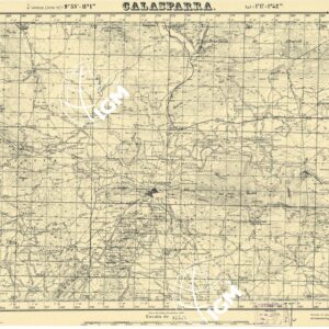 MAPA TOPOGRAFICA DE ESPANA - Calasparra