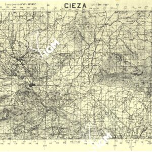 MAPA TOPOGRAFICA DE ESPANA - Cieza