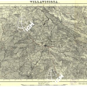 MAPA TOPOGRAFICA DE ESPANA - Villaviciosa
