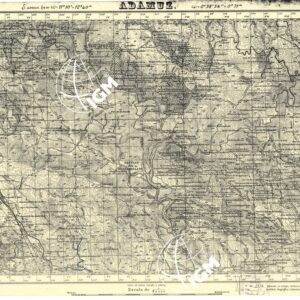 MAPA TOPOGRAFICA DE ESPANA - Adamuz