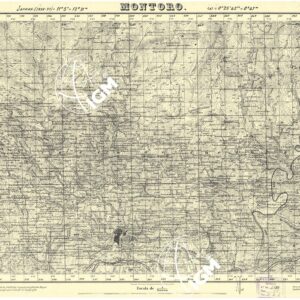 MAPA TOPOGRAFICA DE ESPANA - Montoro