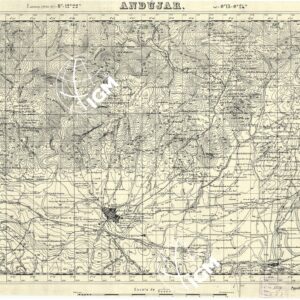 MAPA TOPOGRAFICA DE ESPANA - Andùjar