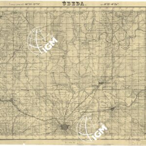 MAPA TOPOGRAFICA DE ESPANA - Ubeda