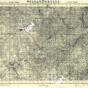 MAPA TOPOGRAFICA DE ESPANA - Villacarrillo