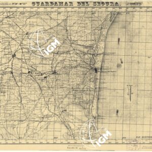 MAPA TOPOGRAFICA DE ESPANA - Guardamar del Segura