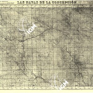 MAPA TOPOGRAFICA DE ESPANA - Las Navas de la Concepciòn
