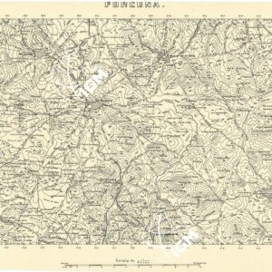 MAPA TOPOGRAFICA DE ESPANA - Porcuna