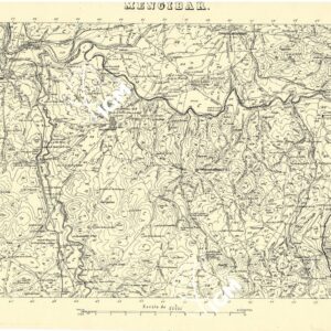 MAPA TOPOGRAFICA DE ESPANA - Mengibar