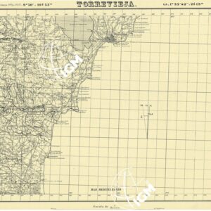 MAPA TOPOGRAFICA DE ESPANA - Torrevieja