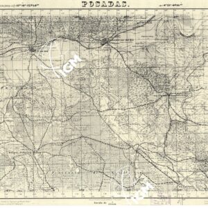 MAPA TOPOGRAFICA DE ESPANA - Posadas