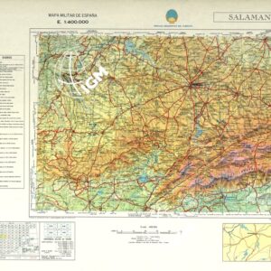 MAPA MILITAR DE ESPANA - Salamanca