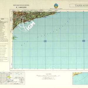 MAPA MILITAR DE ESPANA - Tarragona