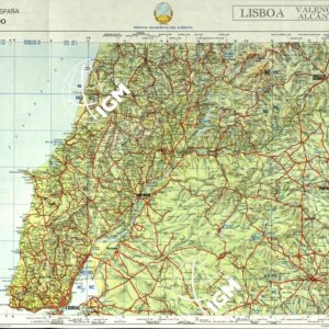 MAPA MILITAR DE ESPANA - Valencia de Alcantara