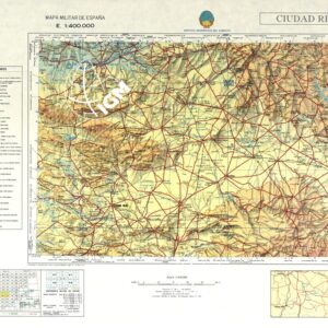MAPA MILITAR DE ESPANA - Ciudad Real