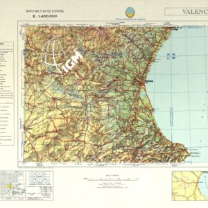 MAPA MILITAR DE ESPANA - Valencia