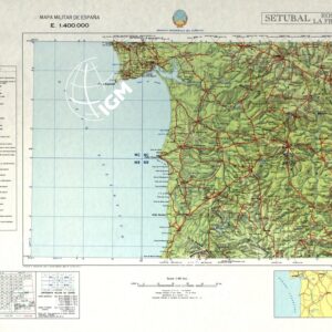 MAPA MILITAR DE ESPANA - Setubal Rosal de la Frontera