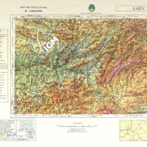 MAPA MILITAR DE ESPANA - Jaen