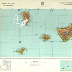 MAPA MILITAR DE ESPANA - Santa Cruz Tenerife (Tenerife. La Palma, Gomera, Hierro)