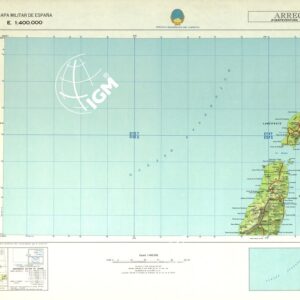 MAPA MILITAR DE ESPANA - Arrecife