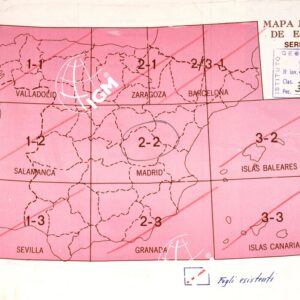 MAPA MILITAR DE ESPANA - Quadro d'unione