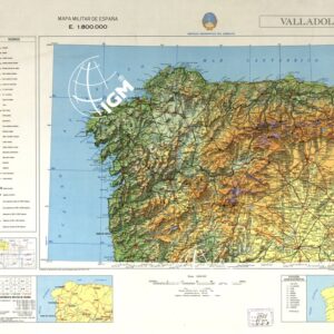 MAPA MILITAR DE ESPANA - Hoja 1-1 - Valladolid