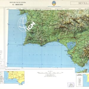 MAPA MILITAR DE ESPANA - Hoja 1-3 - Sevilla