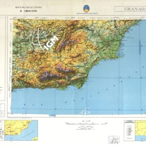 MAPA MILITAR DE ESPANA - Hoja 2-3 - Granada