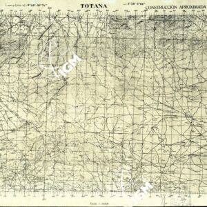 MAPA TOPOGRAFICA DE ESPANA - Foglio 954 - Totana
