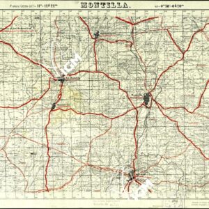 MAPA TOPOGRAFICA DE ESPANA - Foglio 966 - Montilla