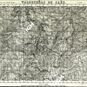 MAPA TOPOGRAFICA DE ESPANA - Foglio 969 - Valdepenas de Jaen