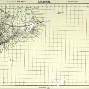 MAPA TOPOGRAFICA DE ESPANA - Foglio 978 - Llano