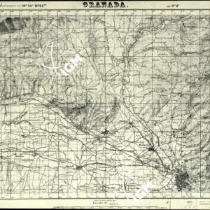 MAPA TOPOGRAFICA DE ESPANA - Foglio 1009 - Granada