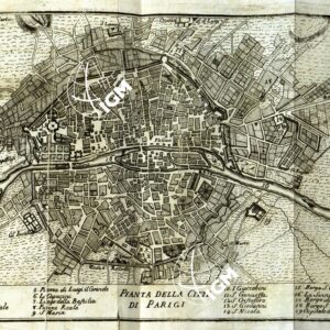 PIANTE DELLA CITTA' DI PARIGI - Foglio 1