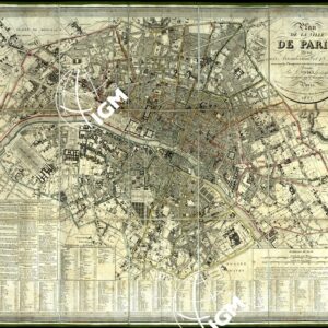PLAN DE LA VILLE DE PARIS