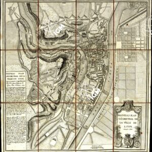 NOUVEAU PLAN GEOMETRAL DE LA VILLE DE LYON