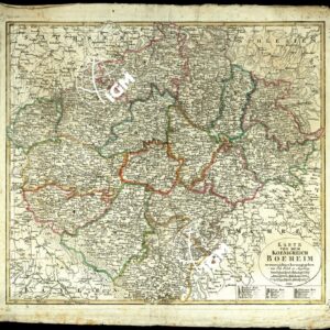 KARTE - VON DEM - KOENIGREICH - BOEHEIM - NEUVERZEICHNET, HERAUSGEGEBEN VON JOH WALCH IN AUGSBURG