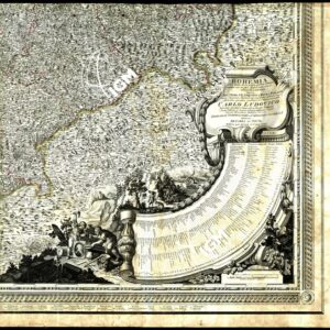 TOTIUS REGNI BOHEMIAE-MAPA CHOROGRAPHICO-MINERALOGICO-HIDRAULICO-COMMERCIALIS-CUM - Foglio 3