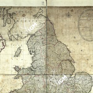 NOUVELLE CARTE DU ROYAUME D'ALGLETERRE ET DE LA PRINCIPAUTE' DE GALLES