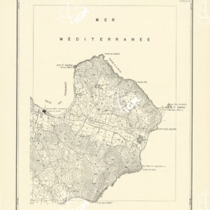 PLANS DIRECTEURS - REGION DE DRAGUIGNAN FEUILLE XXV N°3a