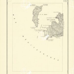 PLANS DIRECTEURS - REGION D'HYERES FEUILLE VIII N°1b